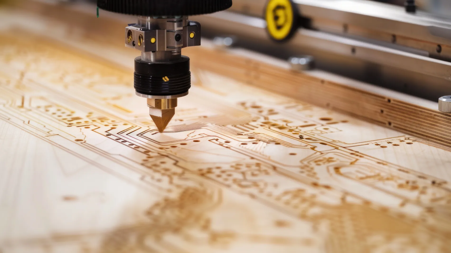 การควบคุมงานไม้ด้วยเครื่องแกะสลักเลเซอร์ เครื่องตัดเลเซอร์แกะสลักไม้