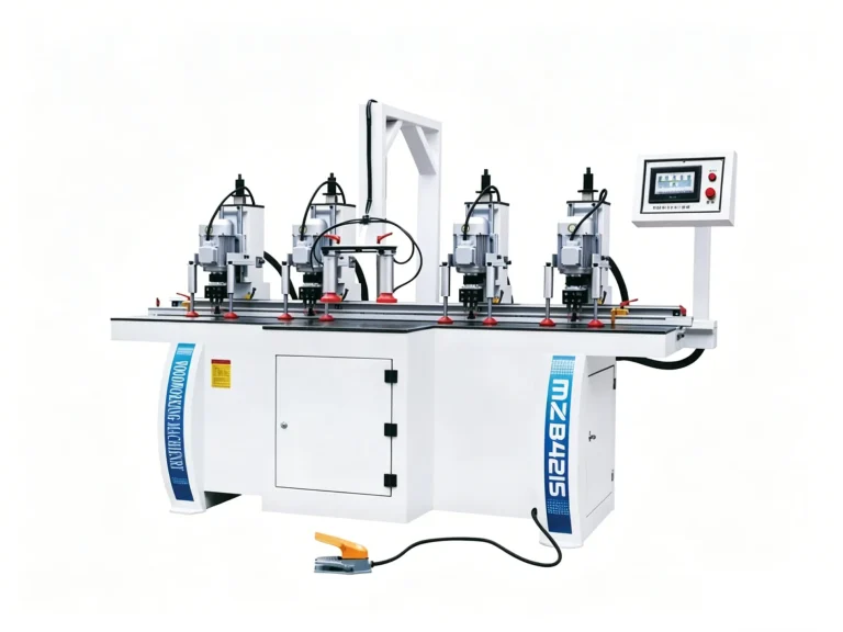 hinge and handle drilling machine for furniture production